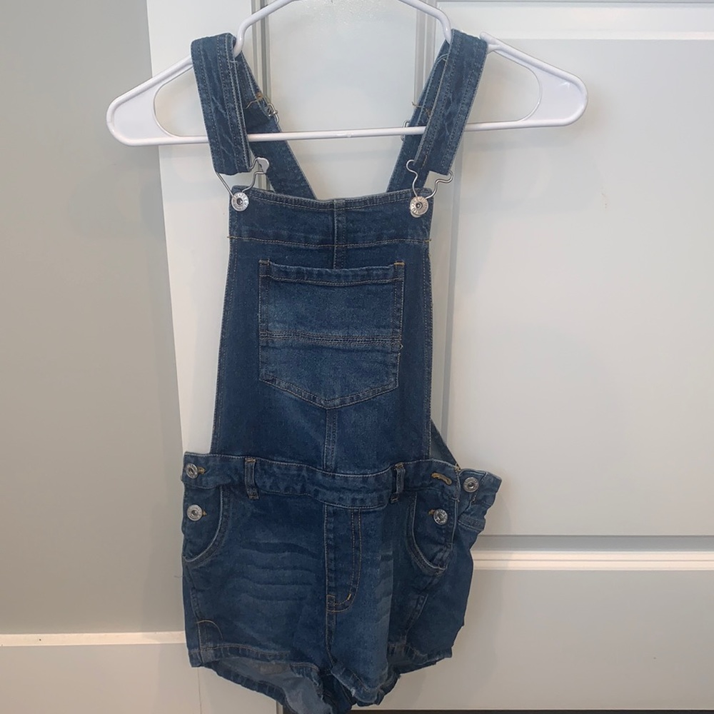 Denim overalls
